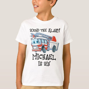 Michael ist Six Fire Truck T-Shirt