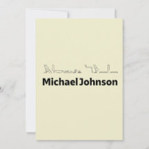 Michael Johnson übersetzt in Hieroglyphen
