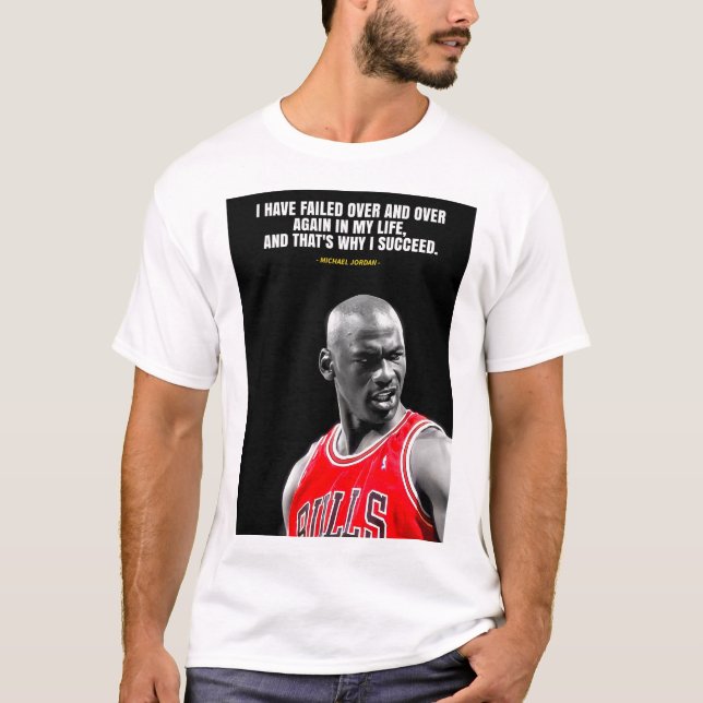 Michael Jordan quotes T-Shirt (Vorderseite)
