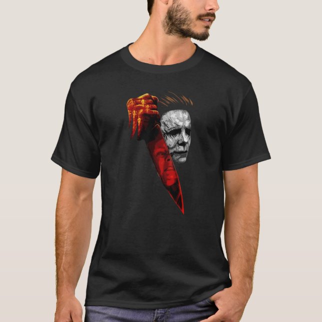 Michael Myers Halloween Iconic Design T - Shirt (Vorderseite)