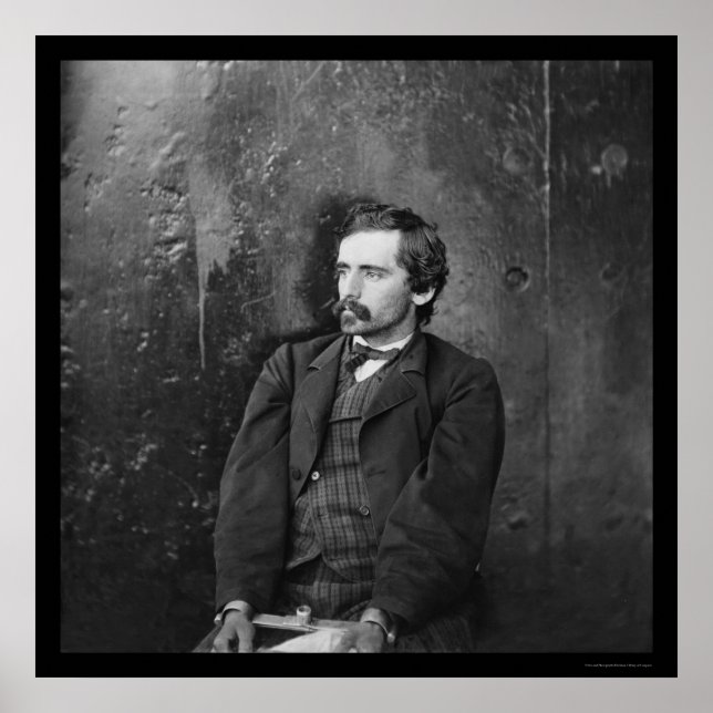 Michael O'Laughlin, Lincoln Conspirator 1865 Poster (Vorne)