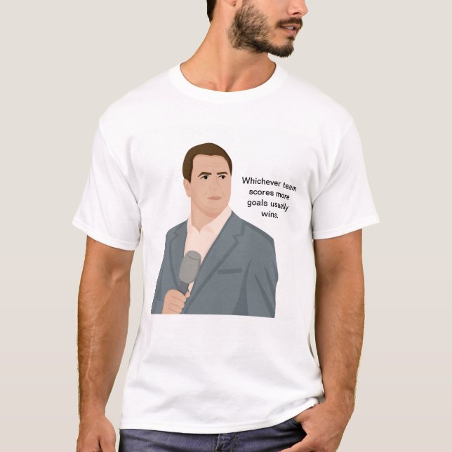 Michael Owen Tasse - Wer auch immer das Spiel gewi T-Shirt (Vorderseite)