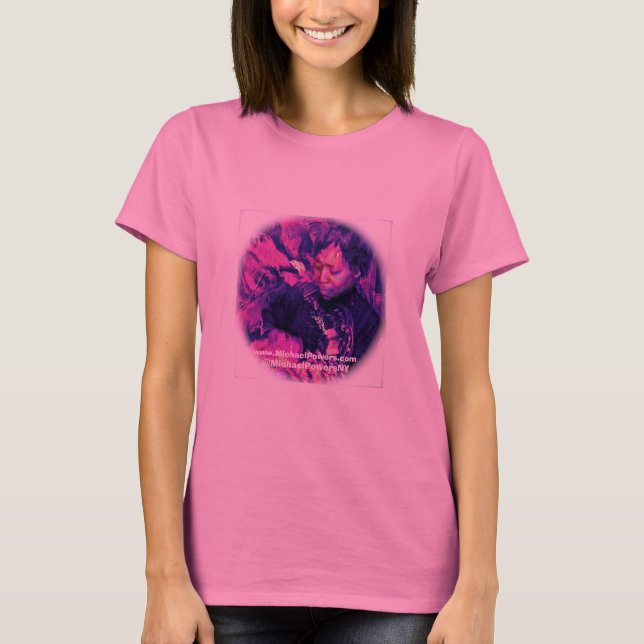 Michael Powers Krawatte-Dye-T - Shirt (Vorderseite)