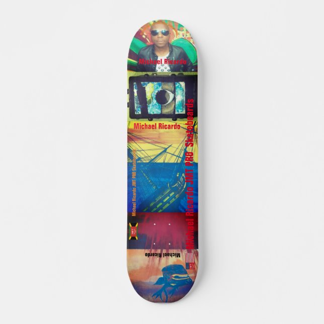 MICHAEL RICARDO 7 3/4" Skateboard Deck (Vorne)