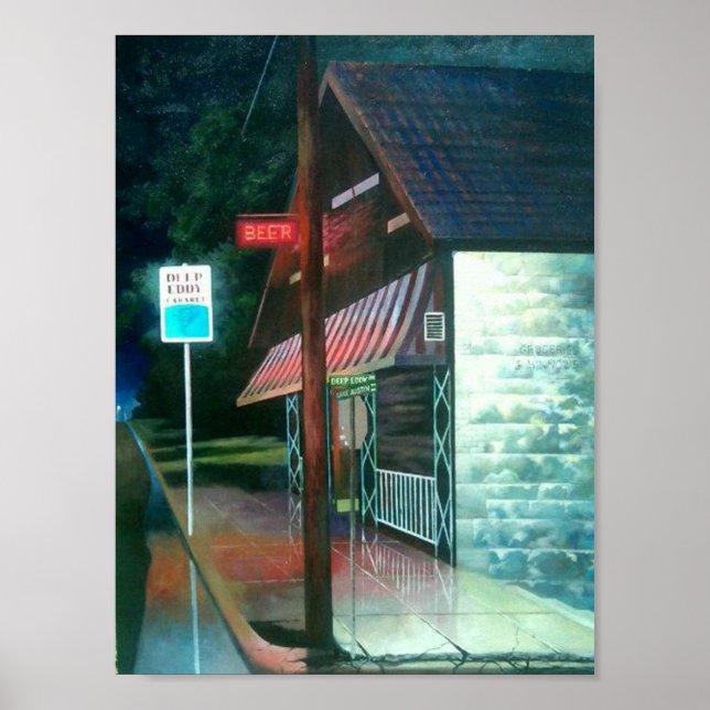 Michael Sabatinis 'Deep Eddy's Cabaret' in Print Poster (Vorne)