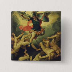 Michael und die gefallenen Engel von Giuseppe Cesa Button
