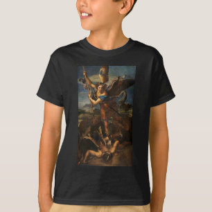 Michael Vanquing Satan T-Shirt