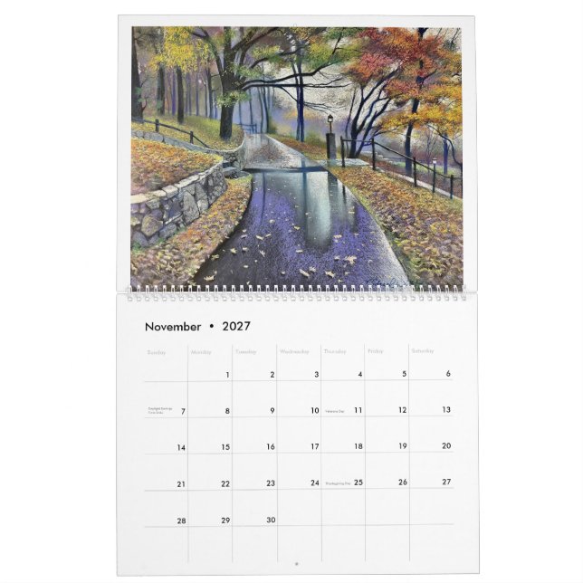 Michael Whites Leidenschaftliche Pastellkalender 2 Kalender (Nov 2027)
