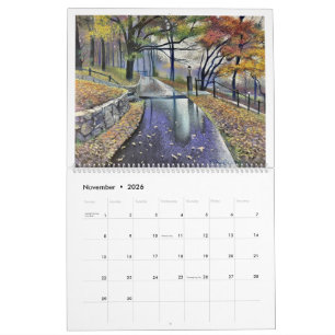 Michael Whites leidenschaftlicher Pastellkalender Kalender
