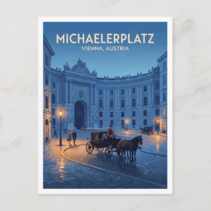 Michaelerplatz Wien Österreich Postkarte