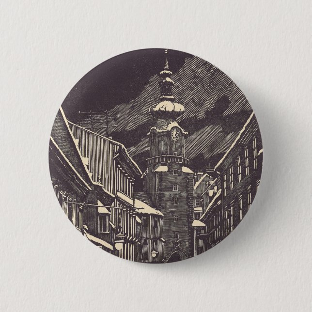 Michael's Gate in Bratislava, Slowakei Button (Vorderseite)