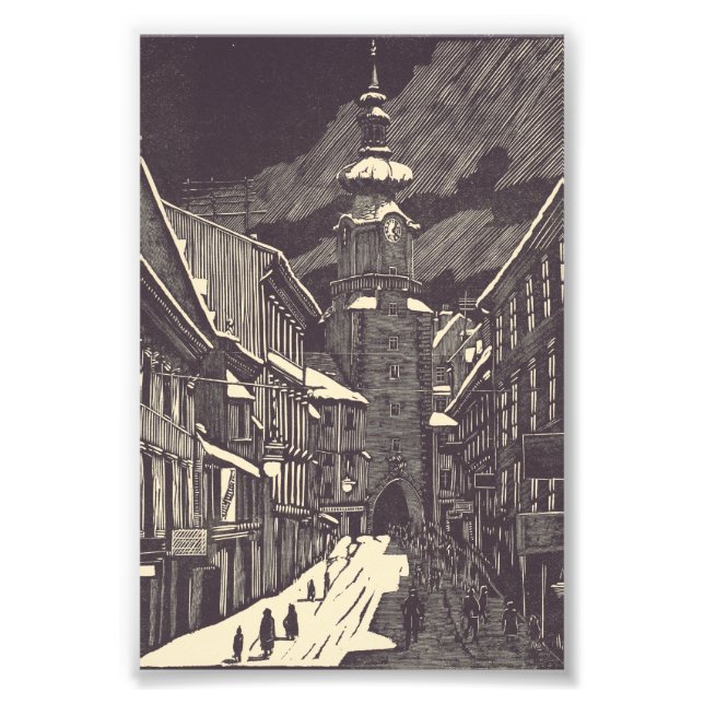 Michael's Gate in Bratislava, Slowakei Fotodruck (Vorne)