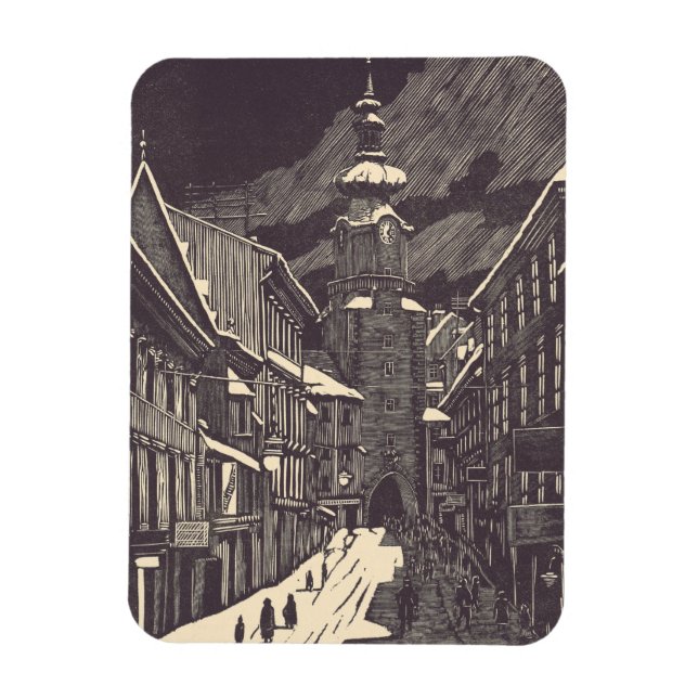 Michael's Gate in Bratislava, Slowakei Magnet (Vertikal)