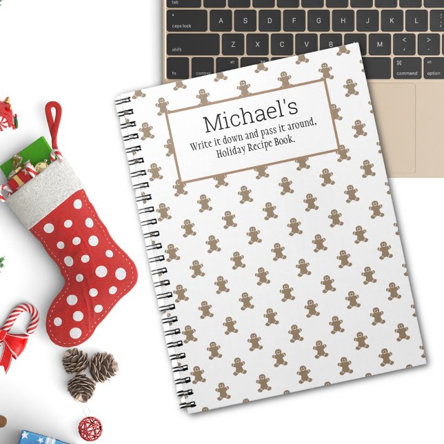 Michael's Gingerbread Holiday Rezept-Notebook Notizblock (Von Creator hochgeladen)
