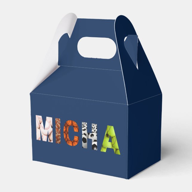 MIchas Bar Mitzvah Geschenkschachtel (Vorderseite)