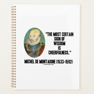 Michel de Montaigne Zeichen der Weisheit - Fröhlic Planer