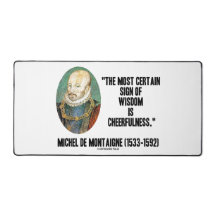 Michel de Montaigne Zeichen der Weisheit - Fröhlic
