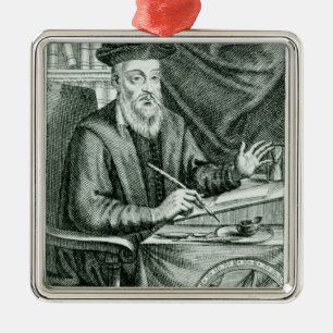 Michel de Nostredame Ornament Aus Metall
