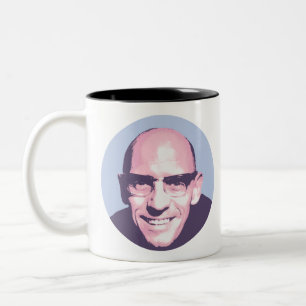 Michel Foucault Zweifarbige Tasse