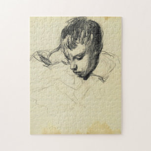 Michel Monet Reading Monet Fine Art Puzzle