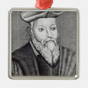 Michel Nostradamus Silbernes Ornament