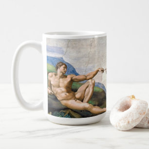 Michelangelo Buonarrotis Die Schöpfung Adams Kaffeetasse