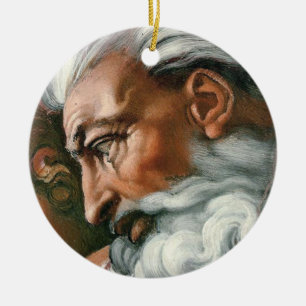 Michelangelo Creation Adam God Art Keramikornament