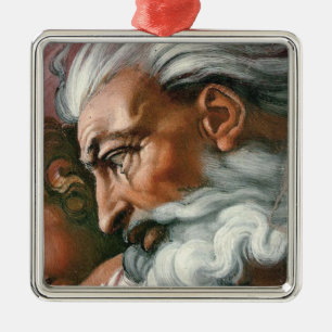 Michelangelo Creation Adam God Art Ornament Aus Metall