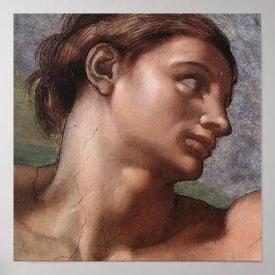 Michelangelo Creation Adam God Art Poster