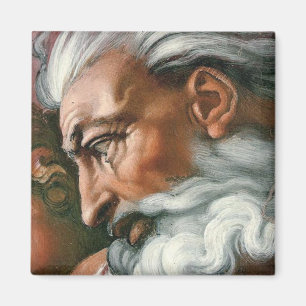 Michelangelo Creation Adam God Magnet