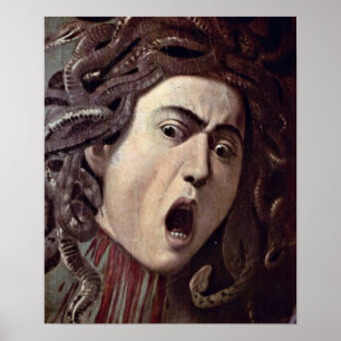 Michelangelo da Caravaggio - Chef der Medusa Poster