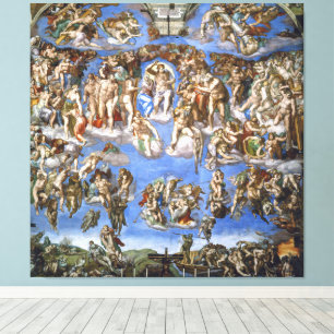 Michelangelo Das Jüngste Gericht Kunstdruck Leinwanddruck