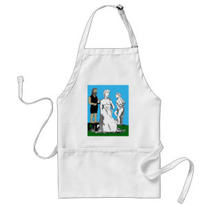 Michelangelo, der David schnitzt Schürze