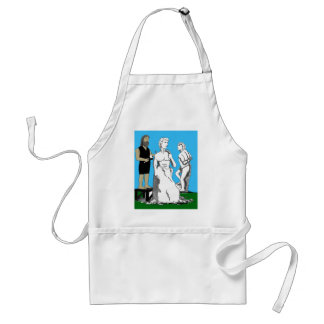 Michelangelo, der David schnitzt Schürze