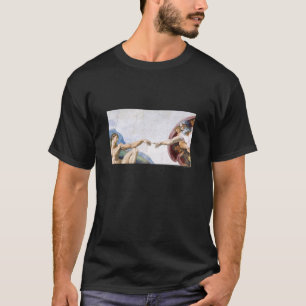 Michelangelo Die Erschaffung Adams (Sistinische Ka T-Shirt