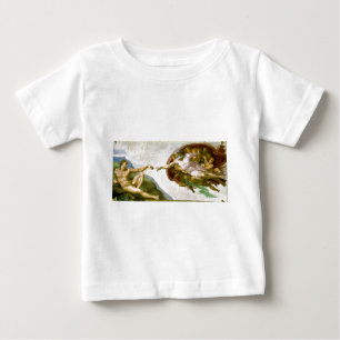 Michelangelo - Die Malerei von Adam Baby T-shirt