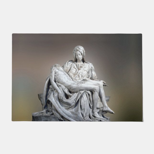 Michelangelo - Die Pieta-Bodenmatte Fußmatte (Vorderseite)