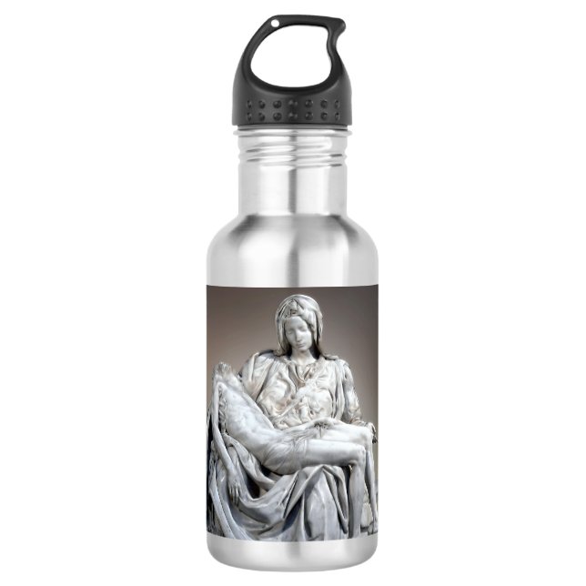 Michelangelo - Die Pieta Edelstahlflasche (Vorderseite)