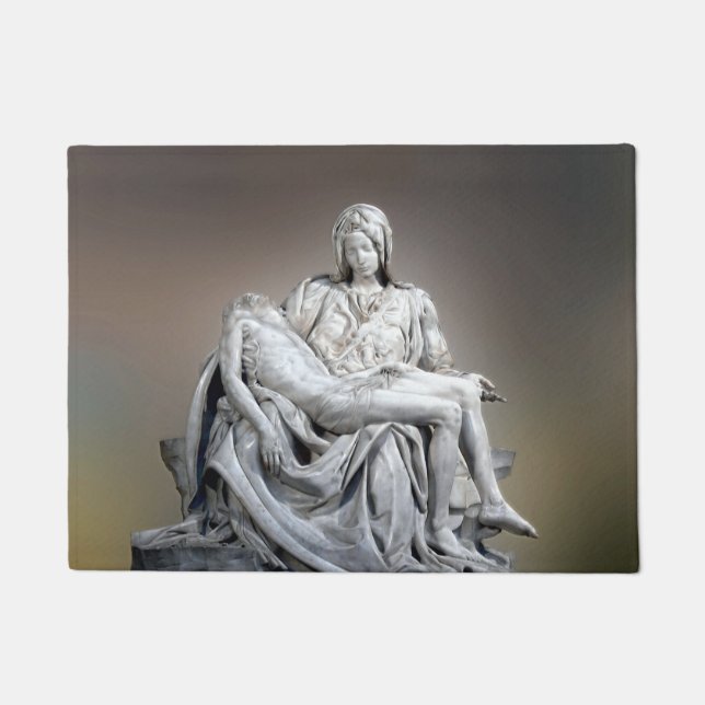 Michelangelo - Die Pieta Fußmatte (Vorderseite)