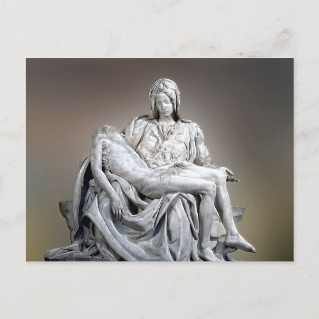 Michelangelo - Die Pieta Postkarte (Vorderseite)