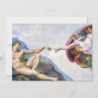 Michelangelo - Erschaffung Adams Isoliert