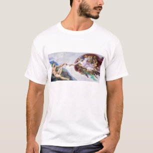 Michelangelo - Erschaffung Adams Isoliert T-Shirt