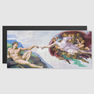 Michelangelo - Erschaffung Adams Magnetkarte