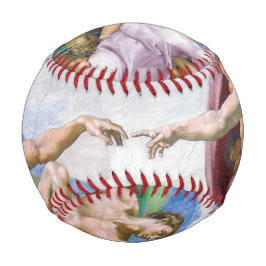 Michelangelo - Erschaffung von Adam Abgeschieden Baseball