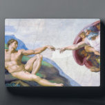 Michelangelo - Erschaffung von Adam Abgeschieden Fotoplatte<br><div class="desc">Gründung von Adam an der Decke der Sixtinischen Kapelle - Michelangelo,  1508-1512</div>