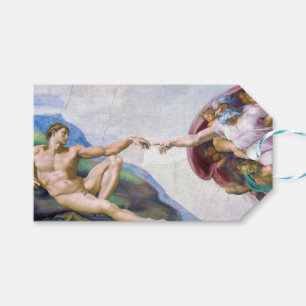 Michelangelo - Erschaffung von Adam Abgeschieden Geschenkanhänger