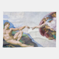 Michelangelo - Erschaffung von Adam Abgeschieden