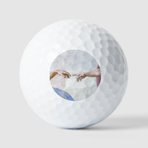 Michelangelo - Erschaffung von Adam Abgeschieden Golfball
