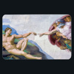 Michelangelo - Erschaffung von Adam Abgeschieden Magnet<br><div class="desc">Gründung von Adam an der Decke der Sixtinischen Kapelle - Michelangelo,  1508-1512</div>