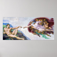 Michelangelo - Erschaffung von Adam Abgeschieden